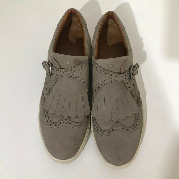 Frye Womens Gray Gemma Kiltie Sneakers Size 11 M - Picture 2 of 6